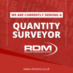 We’re Hiring – Seeking an experienced Quantity Surveyor!